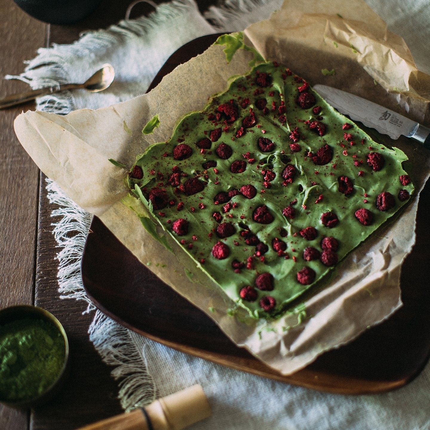 White Chocolate Matcha Bark Recipe