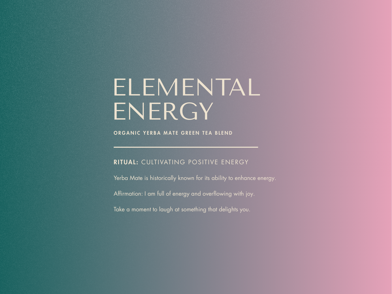 image of text: elemental energy ritual and affirmation