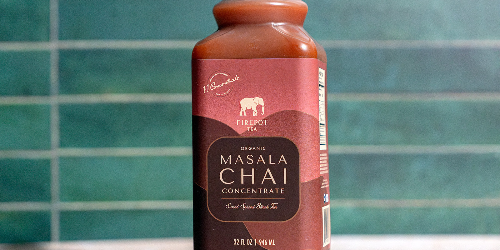 32oz bottle of masala chai concentrate