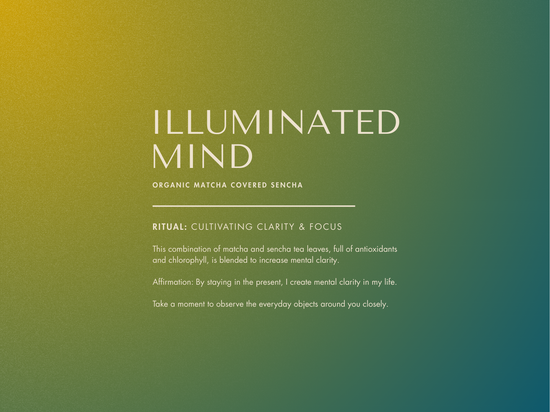 image of text: illuminated mind ritual and affirmation