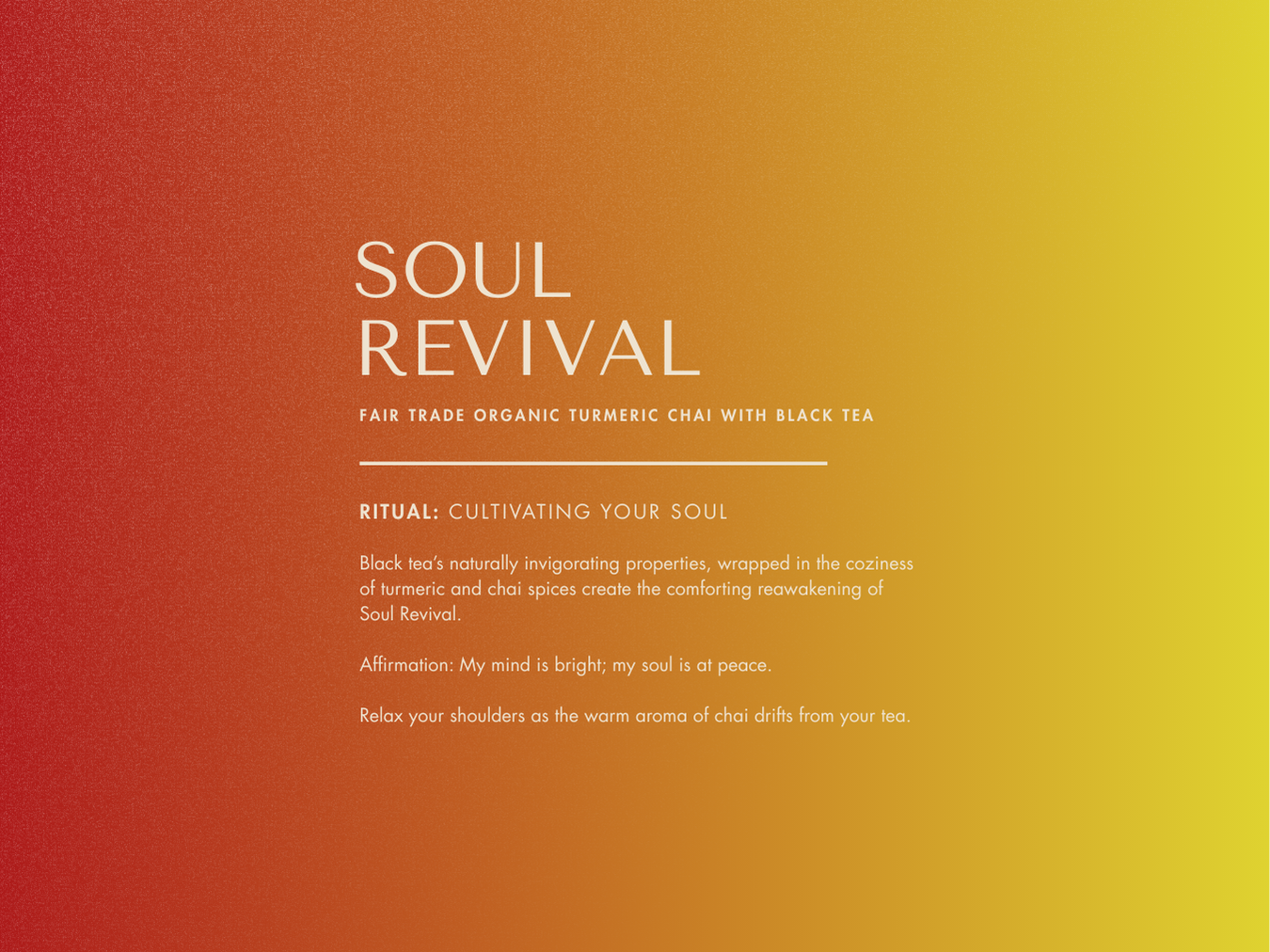 image of text: soul revival ritual and affirmation