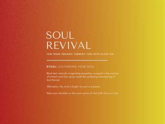image of text: soul revival ritual and affirmation