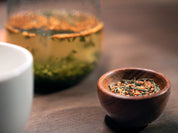 genmaicha tea steeping