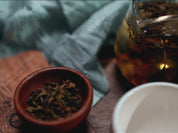 fujian white peony video of steeping