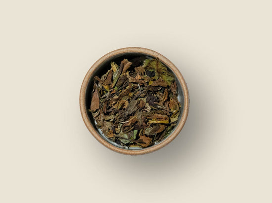 fujian white peony tea leaves
